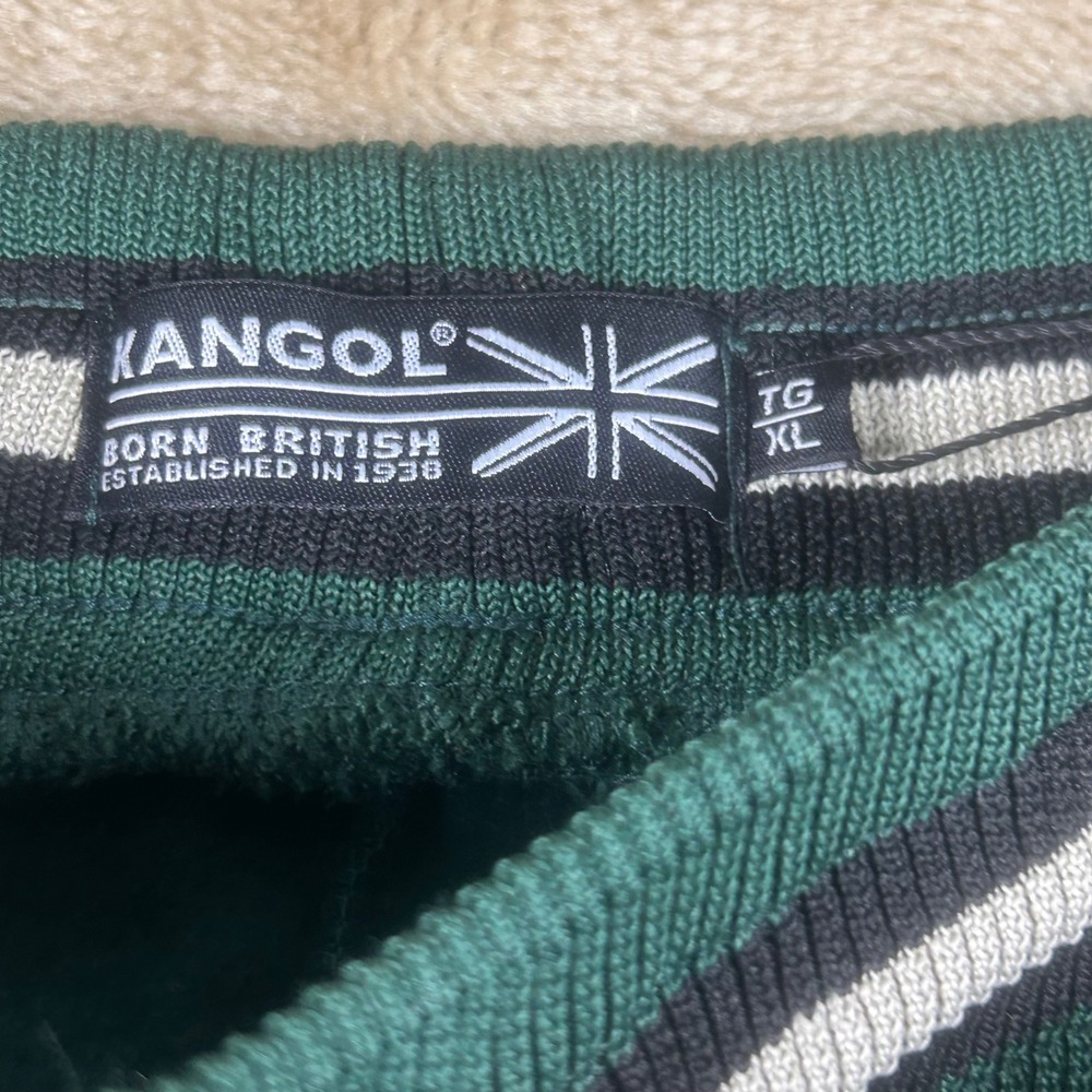 Kangol Mens Bandana Paisley Basketball Shorts Green XL K921475 Zip Pockets‎ - Picture 4 of 7